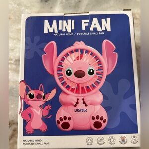 Stitch Character Mini Fan $12 EACH